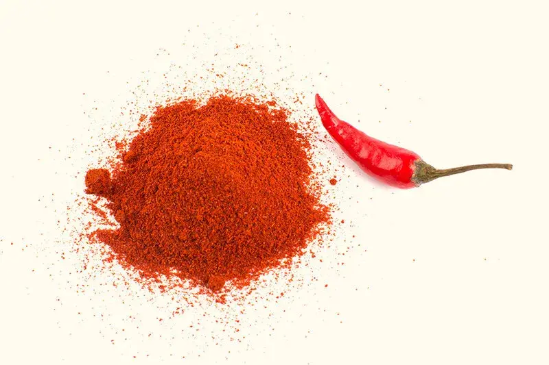 Red cayenne pepper powder