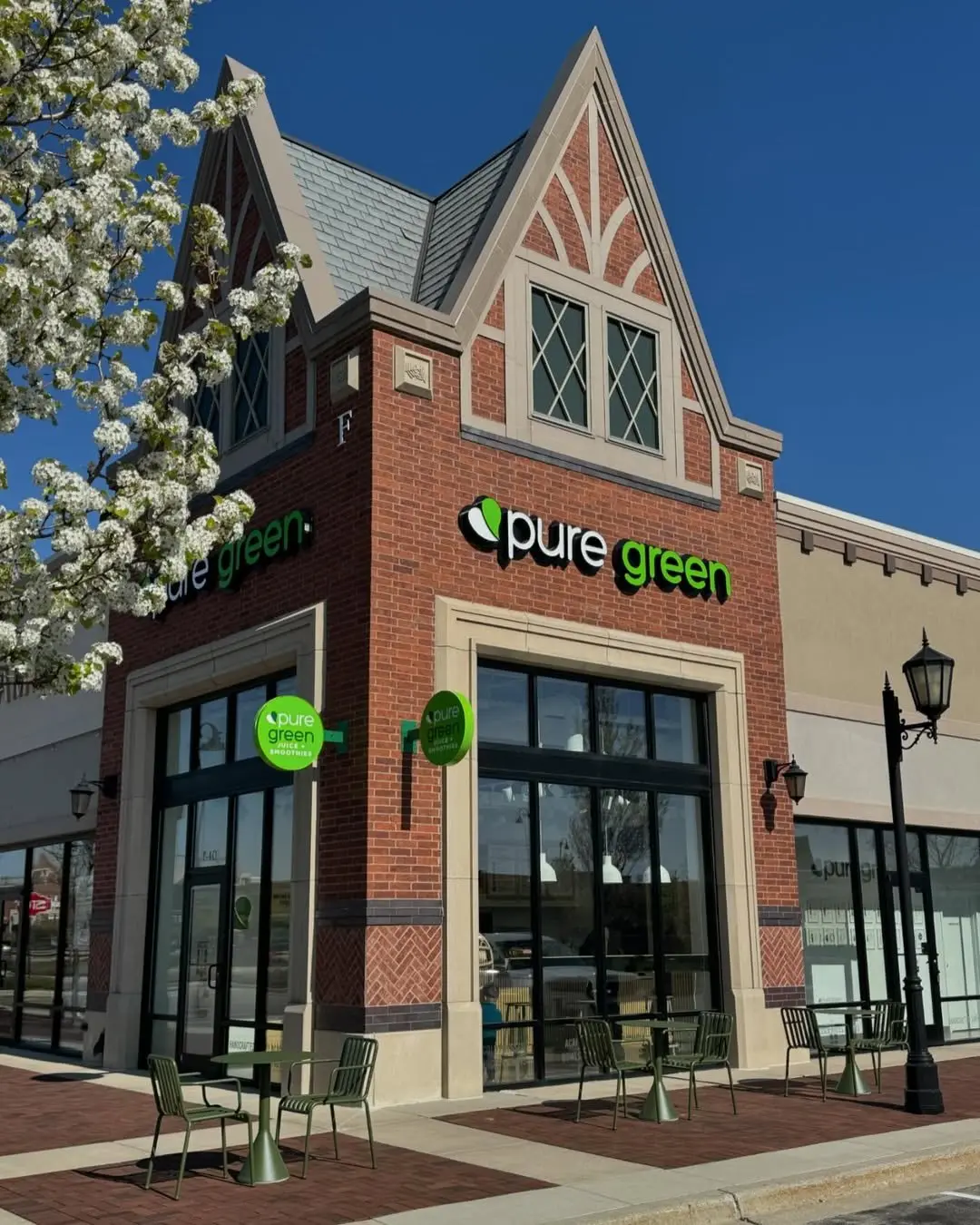 Pure Green South Barrington storefront at The Arboretum on West Higgins Road