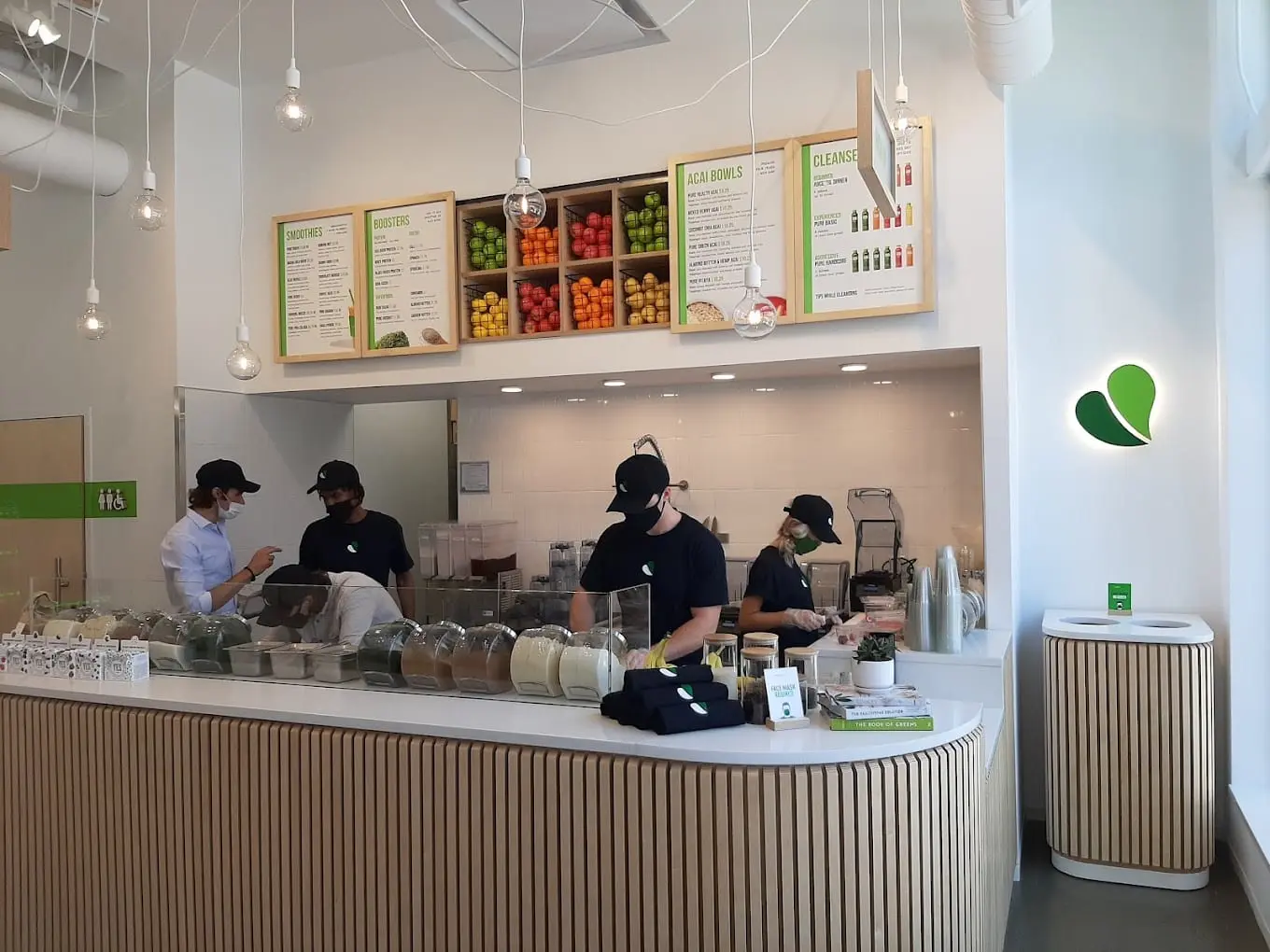 The Lincoln Park team behind the order counter
