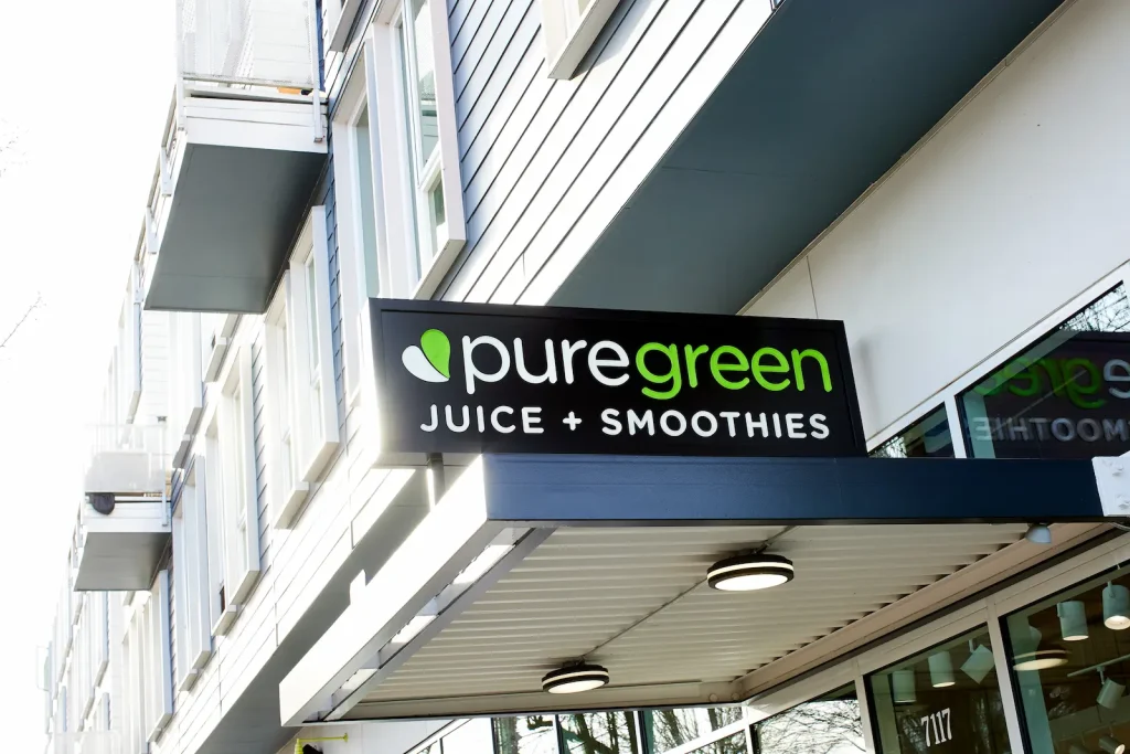 Pure Green Signage