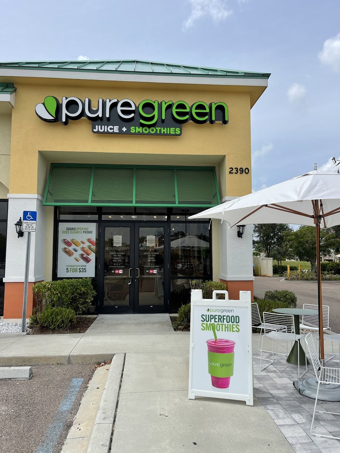 Pure Green Cape Coral storefront on Surfside Boulevard
