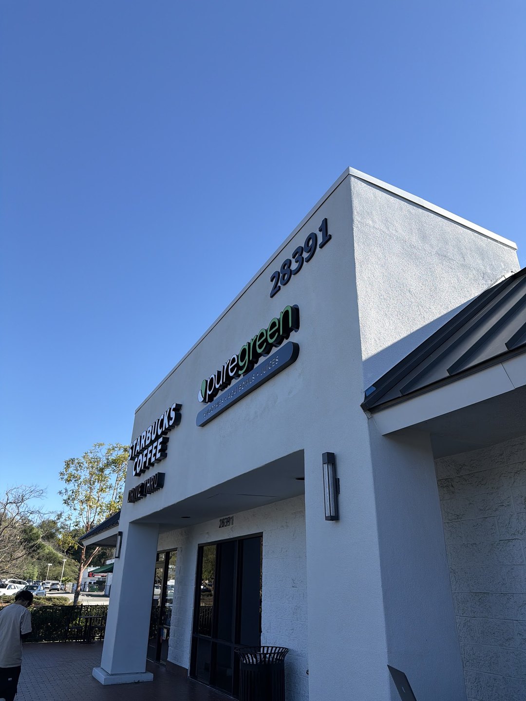 Pure Green Mission Viejo daytime storefront at 28391 Marguerite Parkway