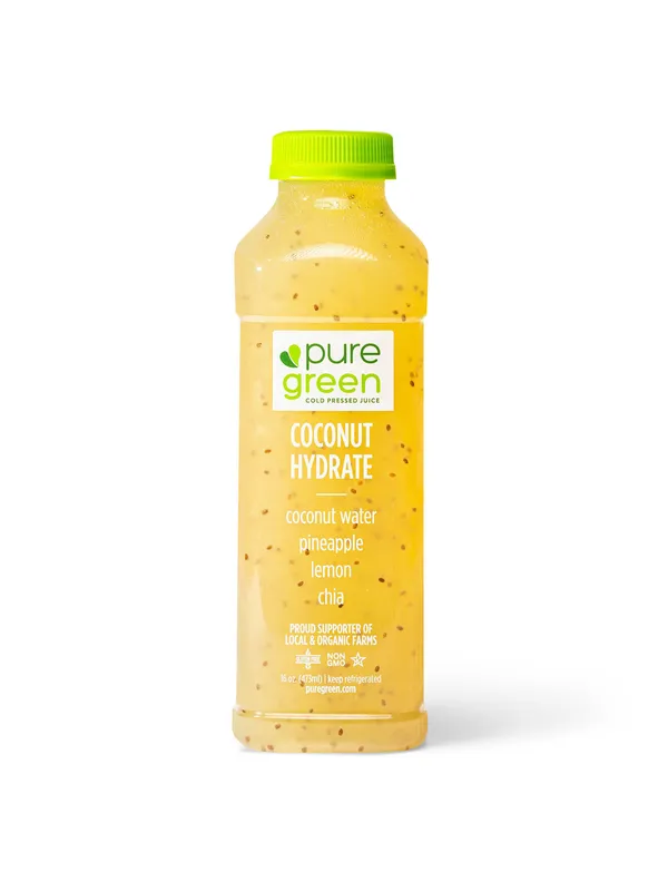 Cold Pressed Juice Coconut Hydrate Pure Green