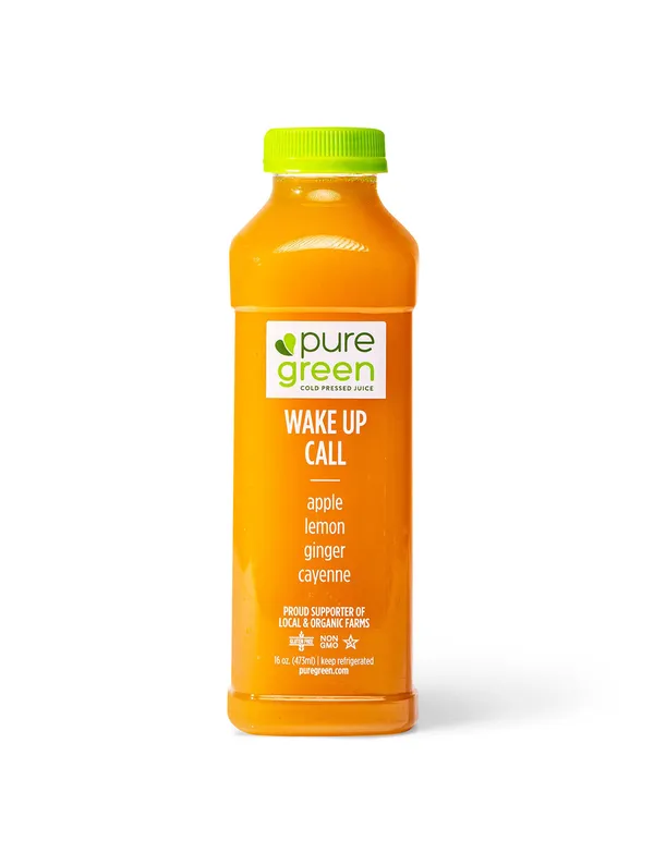 Cold Pressed Juice Wake Up Call Pure Green