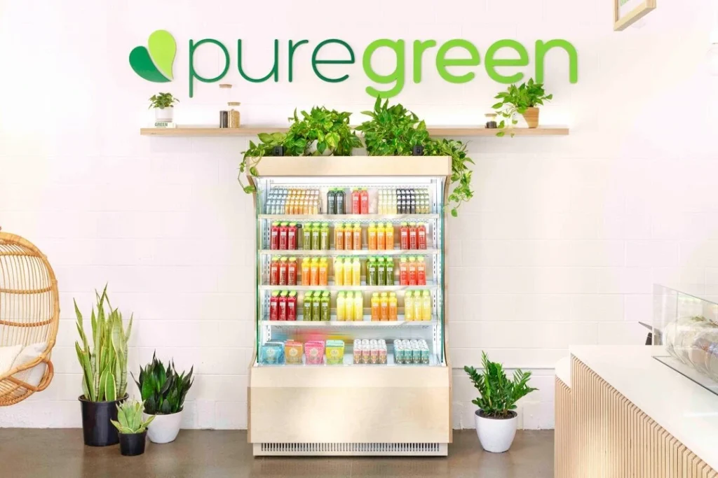 juice bar franchise fridge