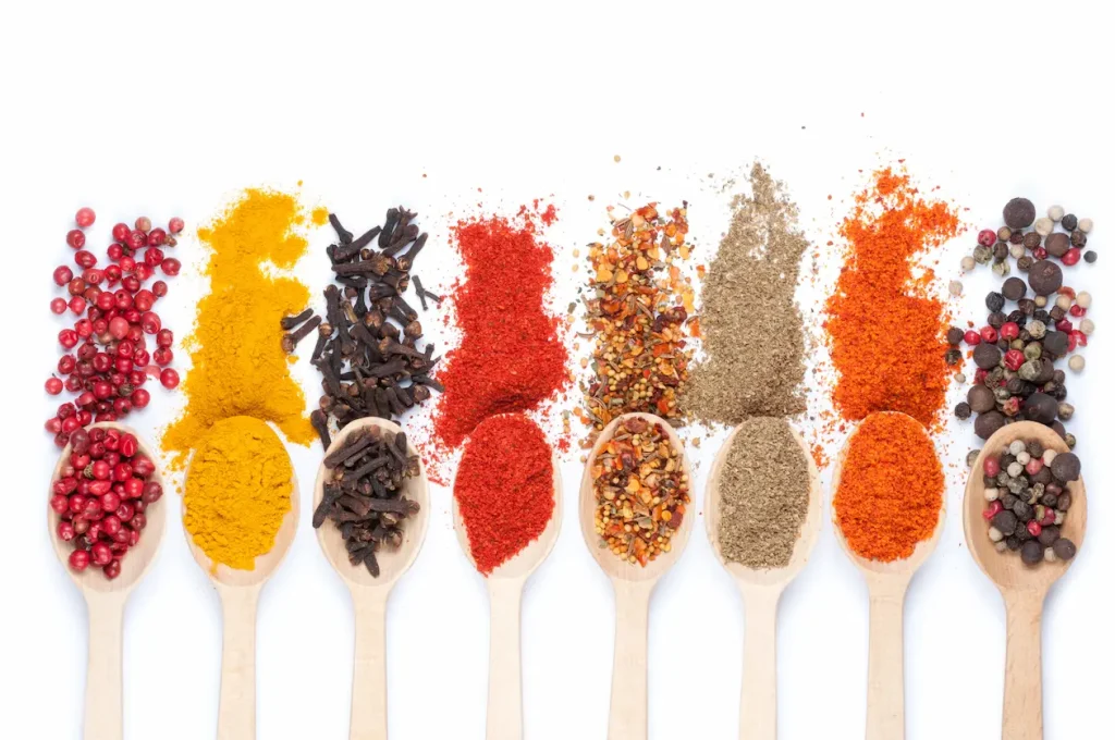 spices in smoothie