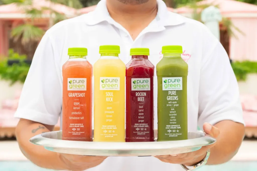 pure green juice bar franchise