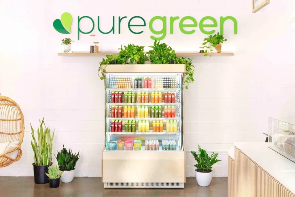 pure green juice bar franchise