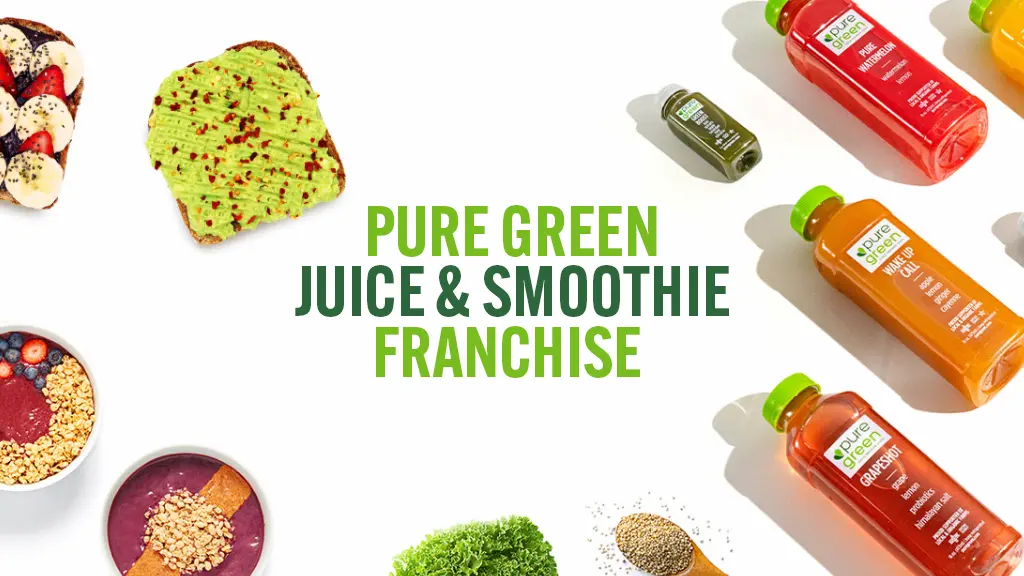 pure green juice smoothie franchise