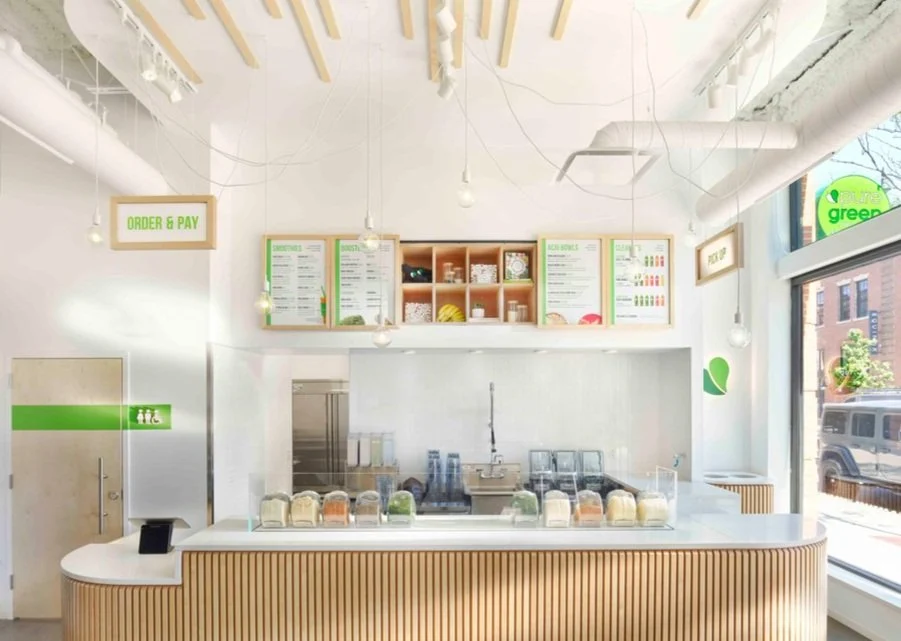 pure green franchise store inside