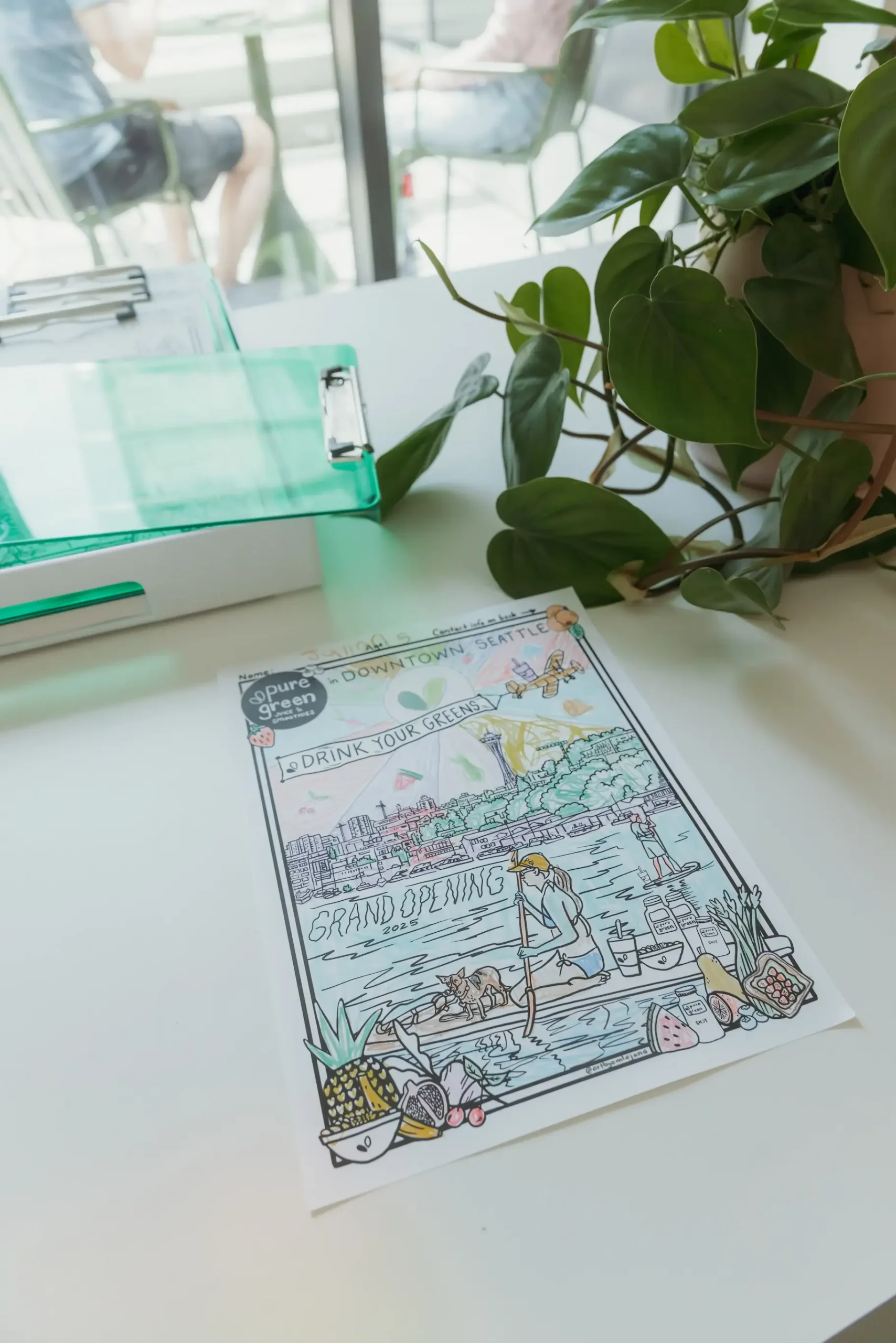 Grand Opening Coloring Activity