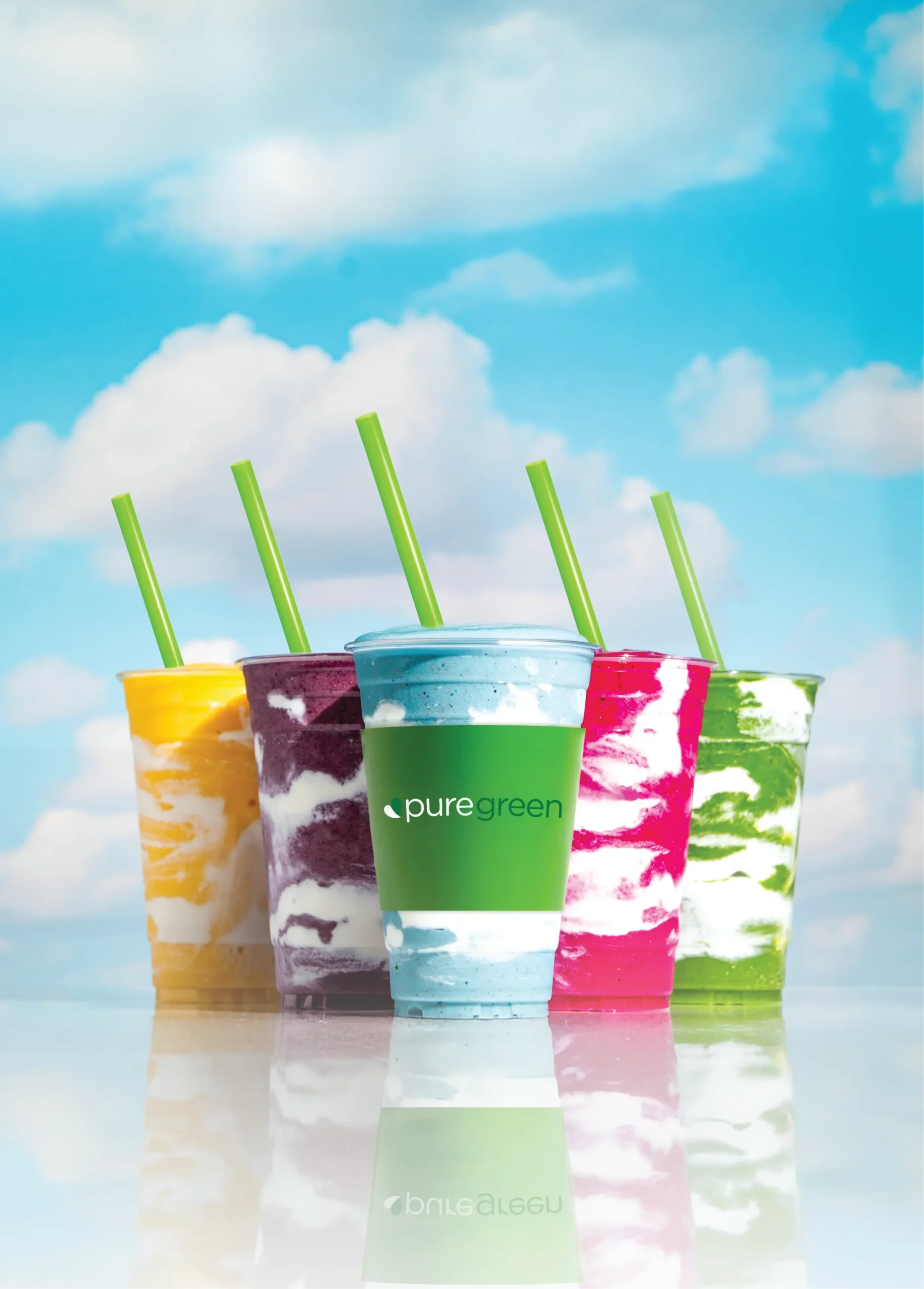 Pure Green smoothies and superfood drinks